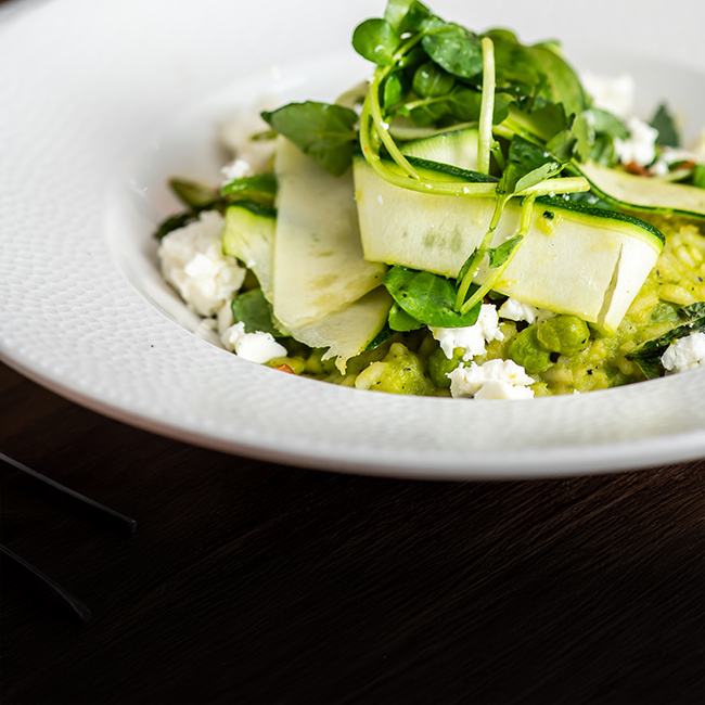 Vegan menu at The White Hart
