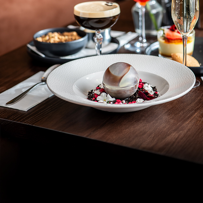 Dessert menu at The White Hart